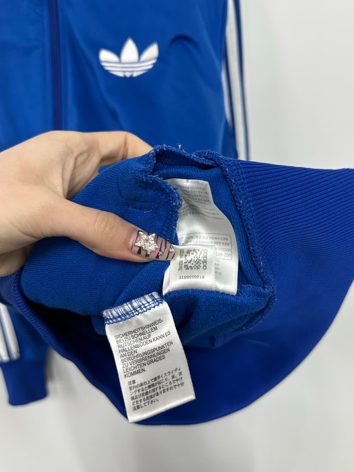 아디다스 블루 구파이어버드 져지 트랙탑 상품이미지4