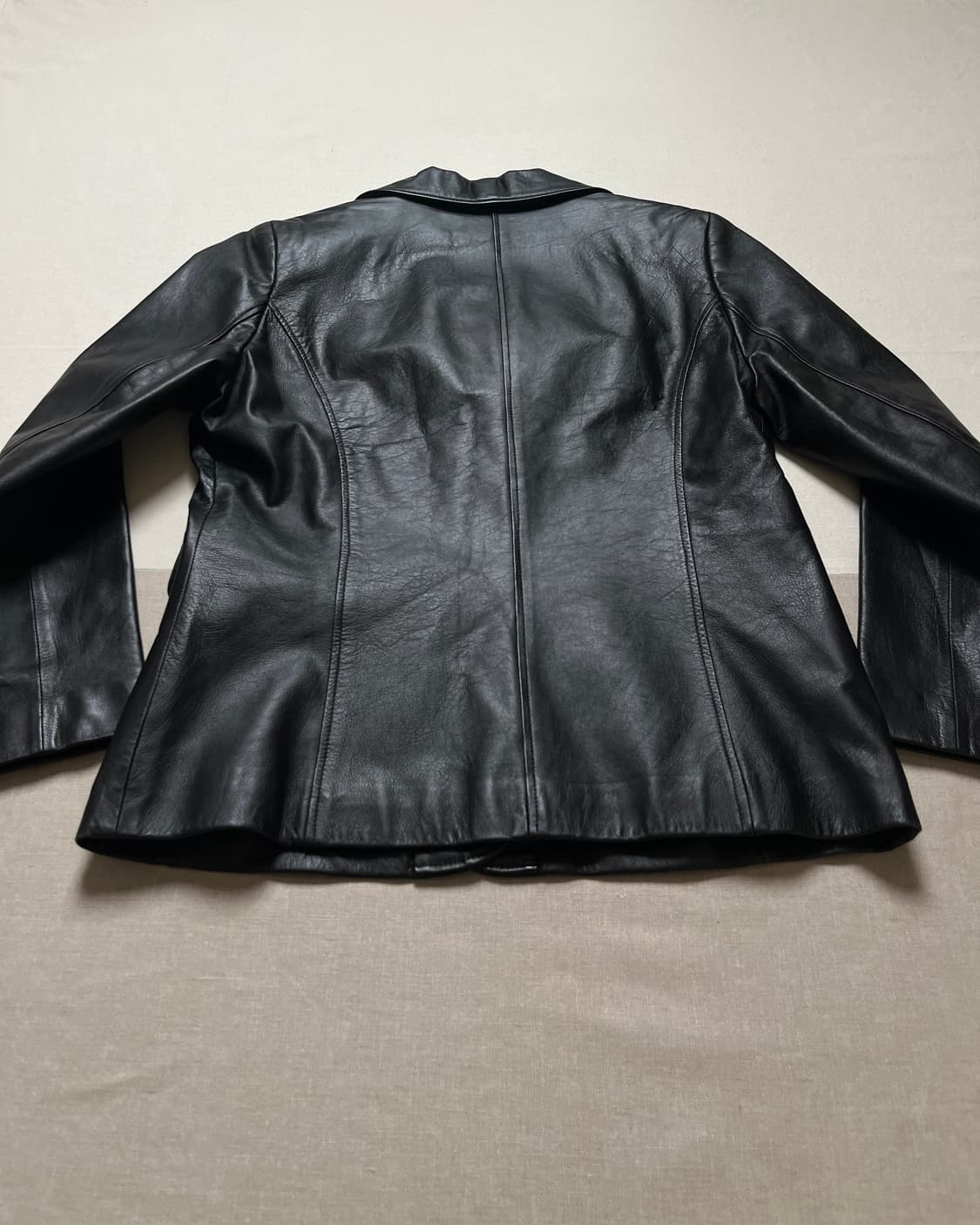 꼼데가르송 레더 더블 숏코트 comme des garcons 양가죽 상품이미지5