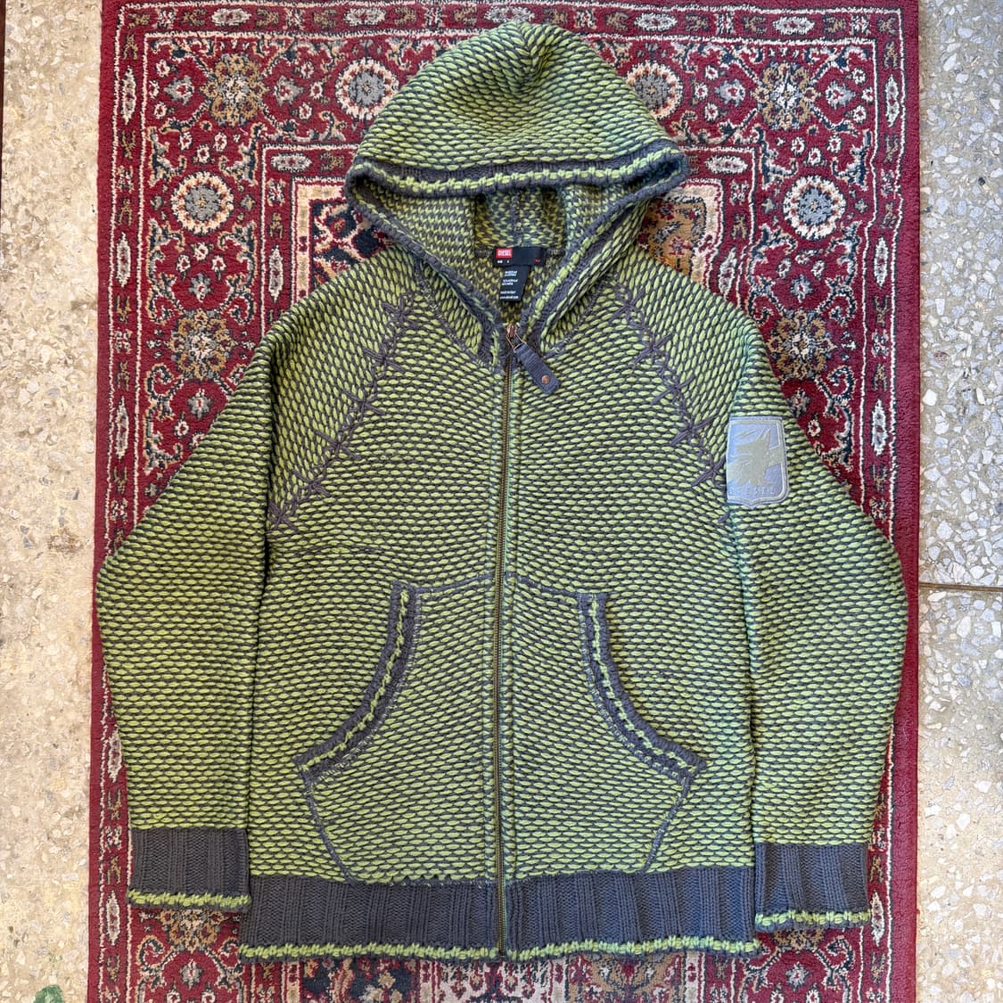 디젤 니트 후드집업 [ 55-66 ] 상품이미지1