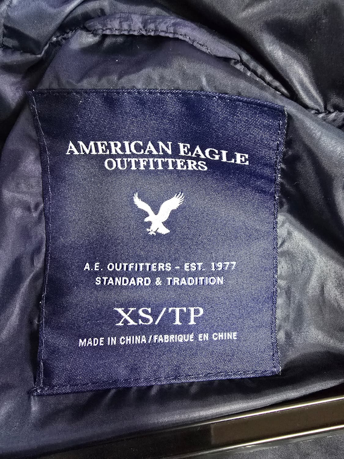 아메리칸이글 네이비 후드 패딩 (1338) 상품이미지3