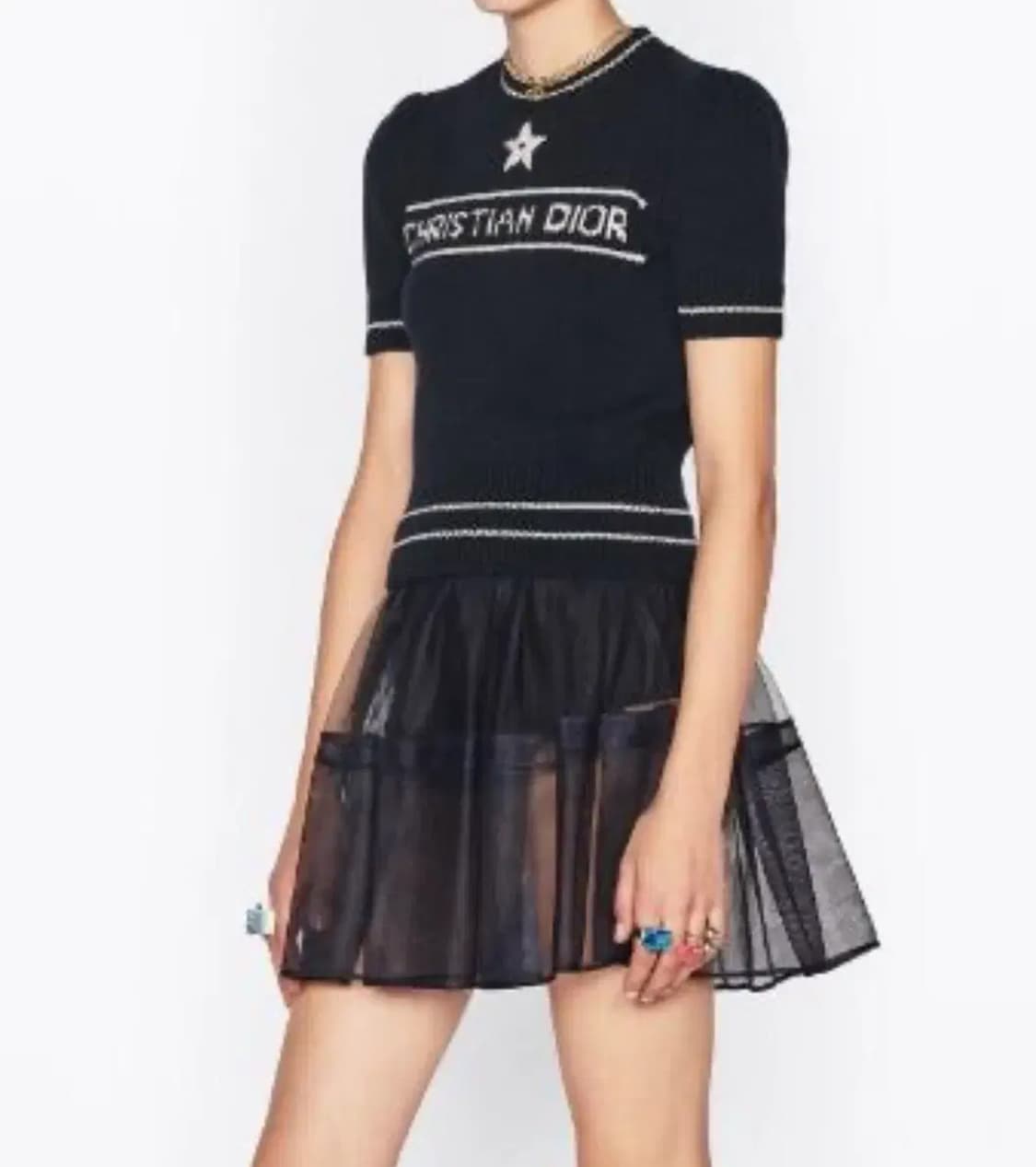 [SA급 정품] 디올 캐시미어 반팔니트 38 상품이미지7