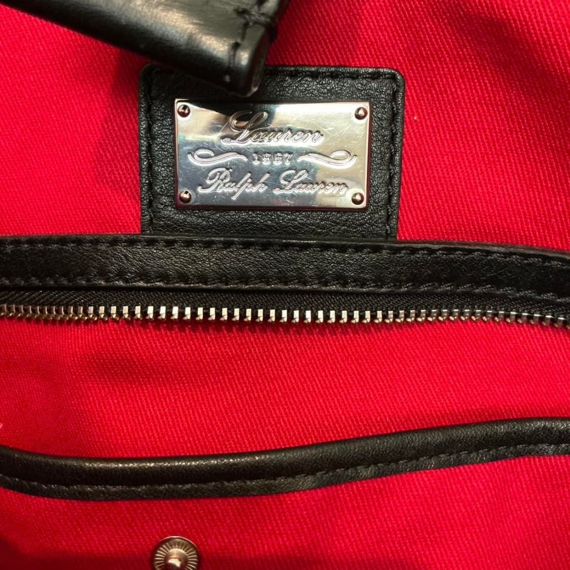 폴로 랄프로렌 빈티지 레더 숄더백 상품이미지4