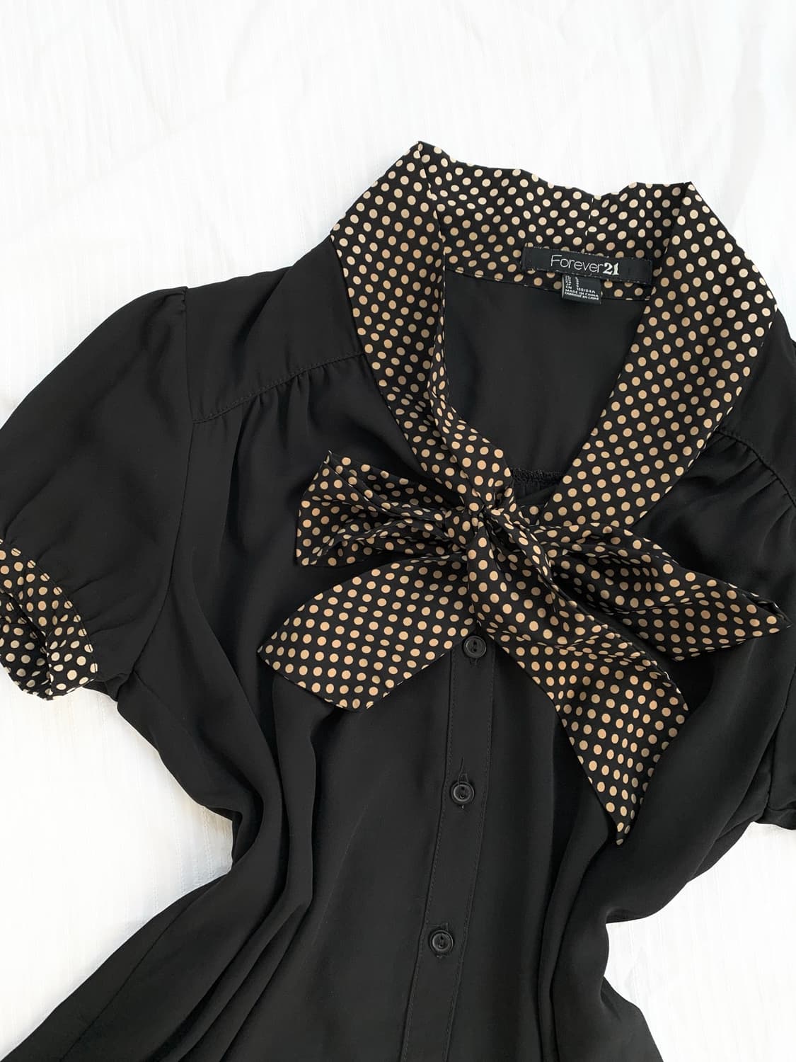 Forever21 도트 공겜여주깔 블라우스 상품이미지2