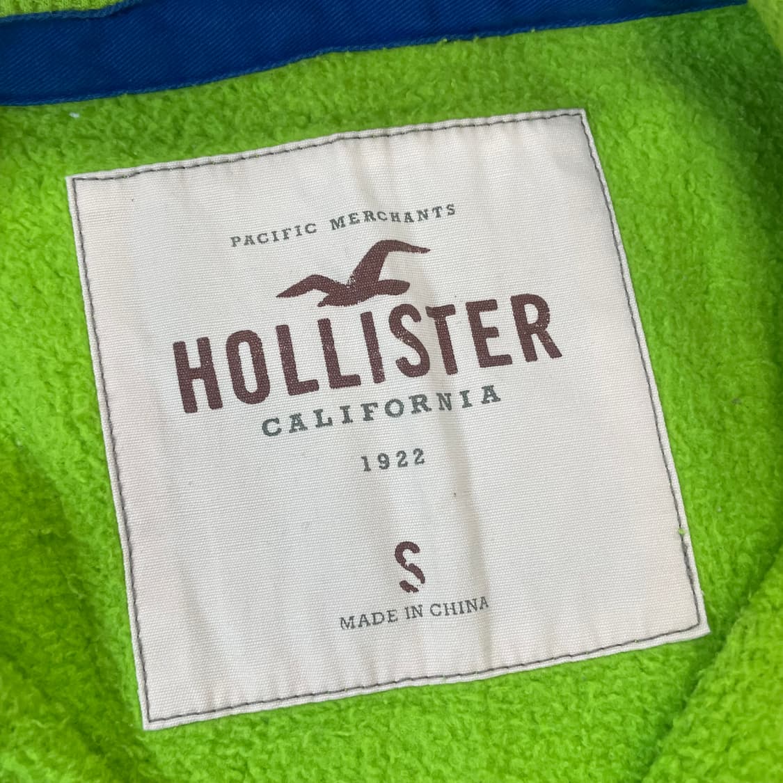 홀리스터 아치 로고 후드집업 그린 상품이미지4