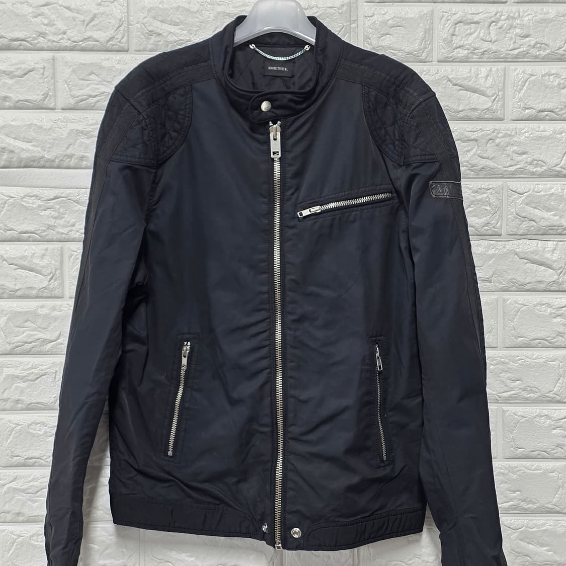 택포// 디젤 DIESEL 블랙 라이더자켓 상품이미지1
