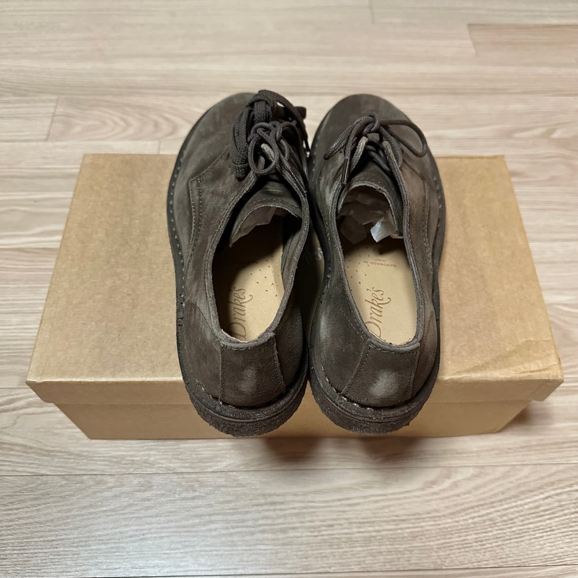 드레익스 웨이포드 더비 플레인 슈즈 UK6 다크 브라운 상품이미지4