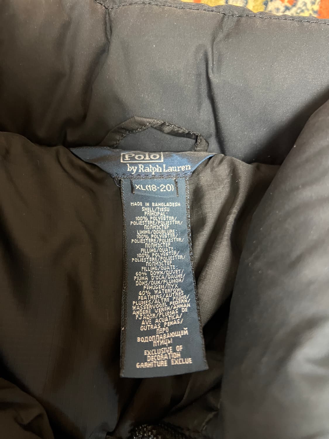 [XL] 폴로 랄프로렌 네이비 패딩 상품이미지3