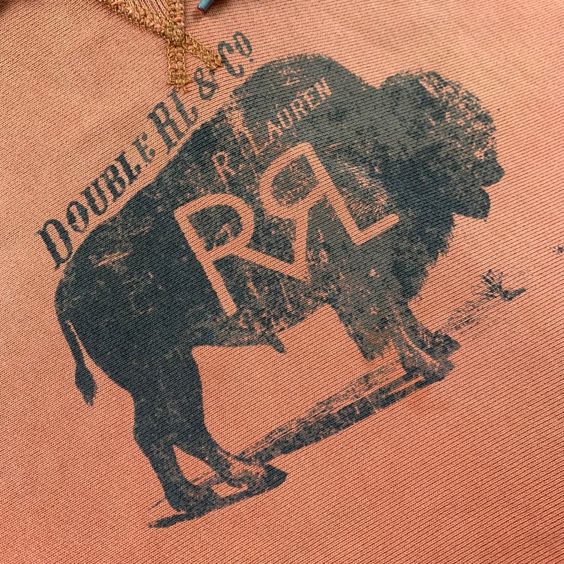 더블알엘 RRL 가먼트 다잉 버팔로 후드티  상품이미지3