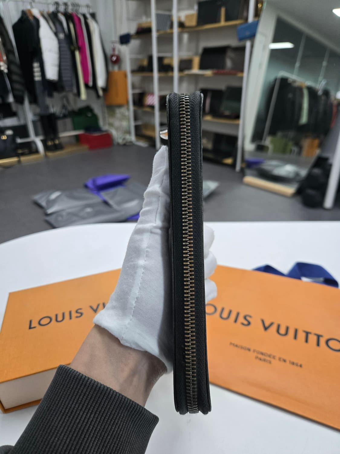 [A급컨디션] 루이비통 이클립스 지퍼 장지갑 상품이미지5