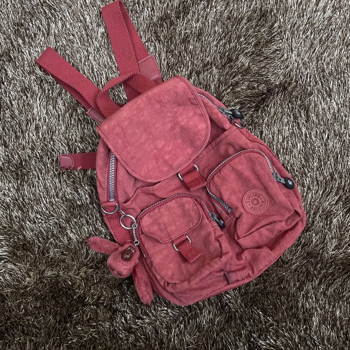 키플링 Kipling 인디핑크 투포켓 백팩 상품이미지1