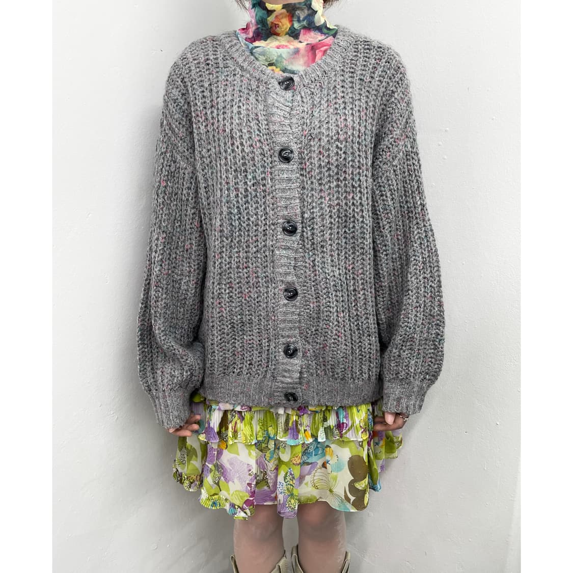 솜사탕 코지 아방 가디건🩶 상품이미지1