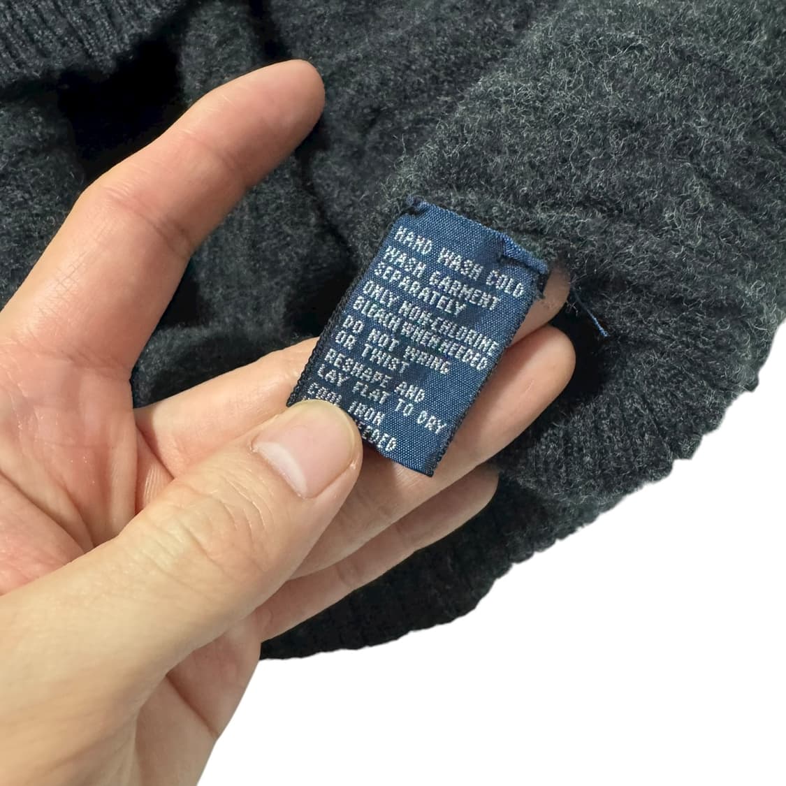 폴로 랄프로렌 다크그레이 꽈배기 니트 상품이미지6