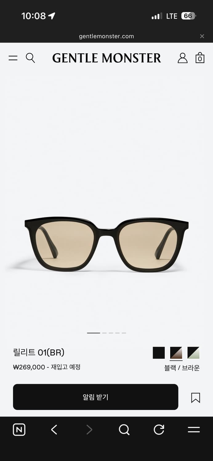 젠틀몬스터 릴리트01(BR) 선글라스 상품이미지1