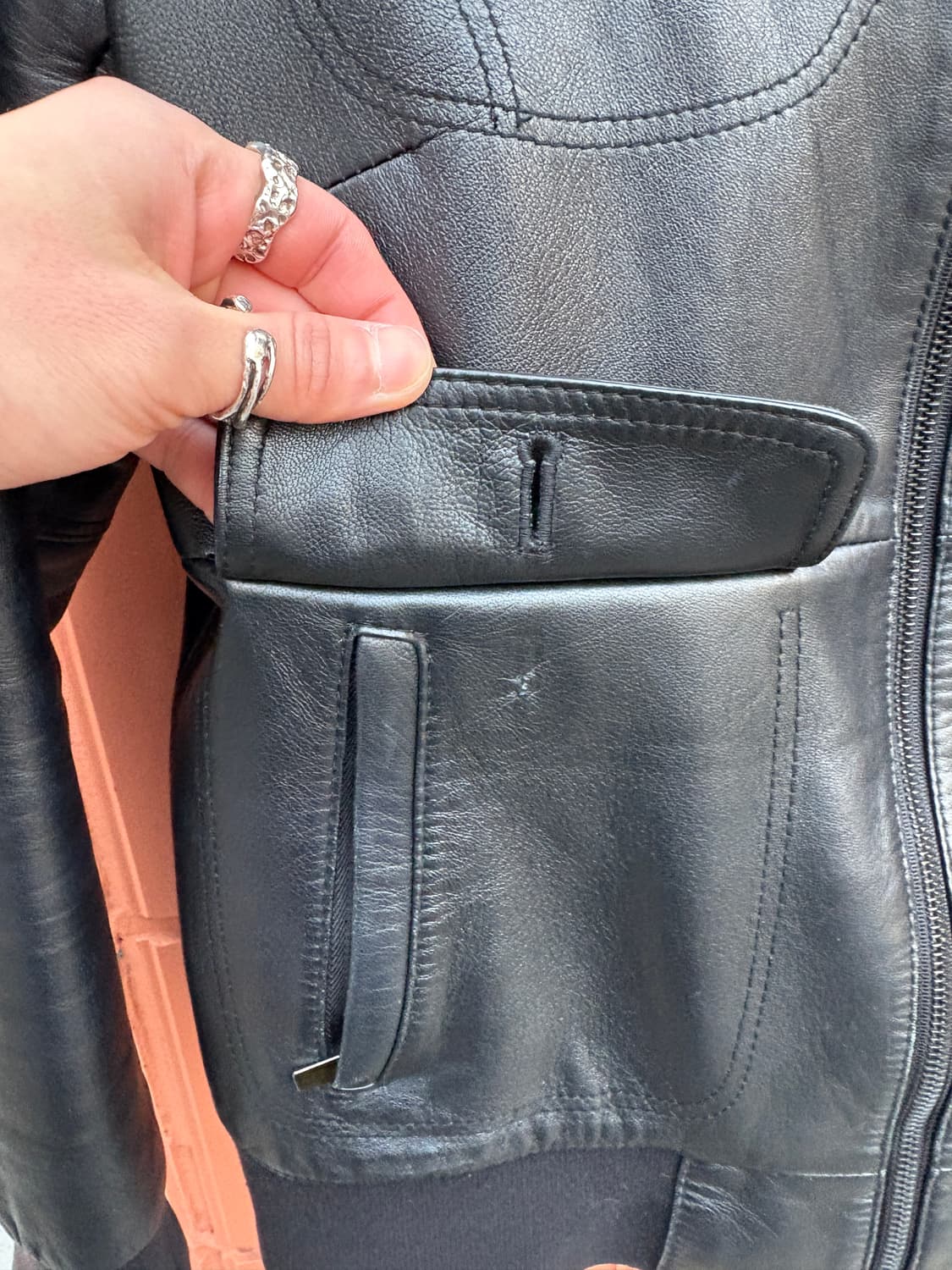 Vintage 양가죽 자켓 상품이미지2