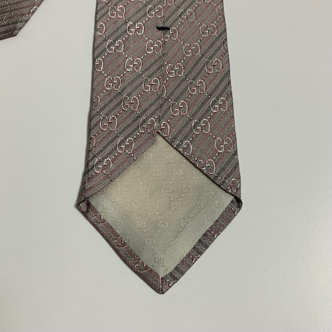 구찌(GUCCI) GG로고 모노그램 명품넥타이 100실크 8.5cm 상품이미지6