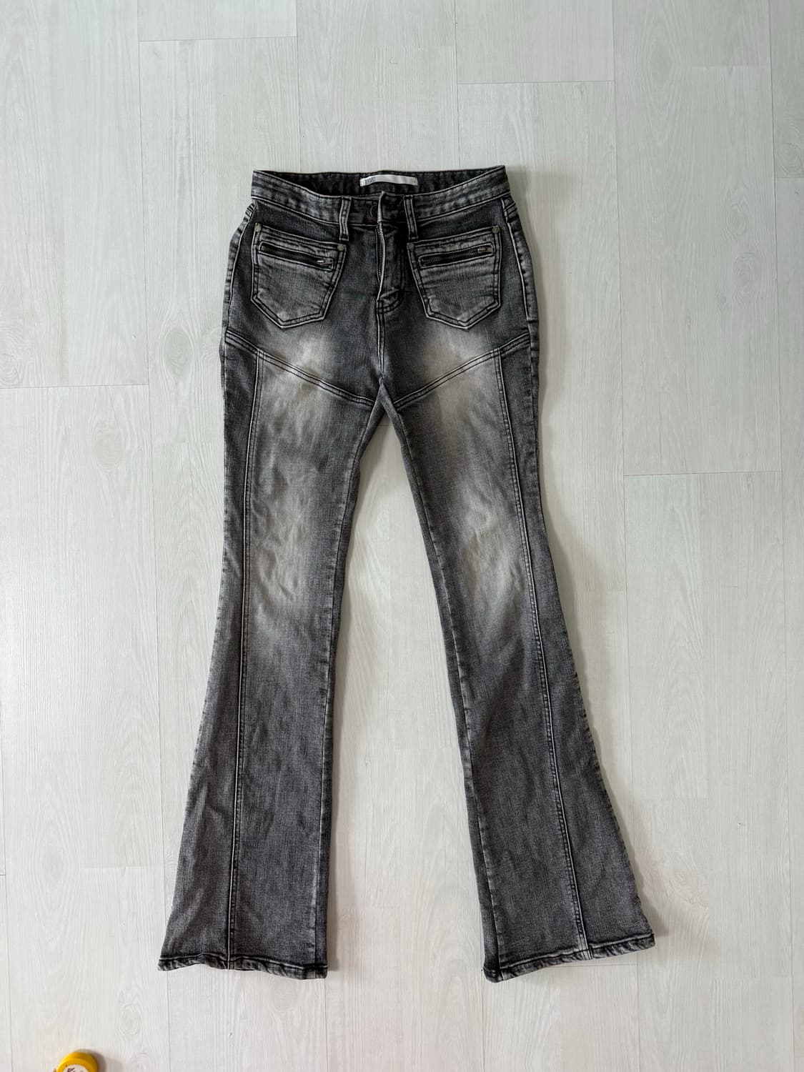 보헤미안서울 밝은흑청 부츠컷 팬츠 상품이미지2