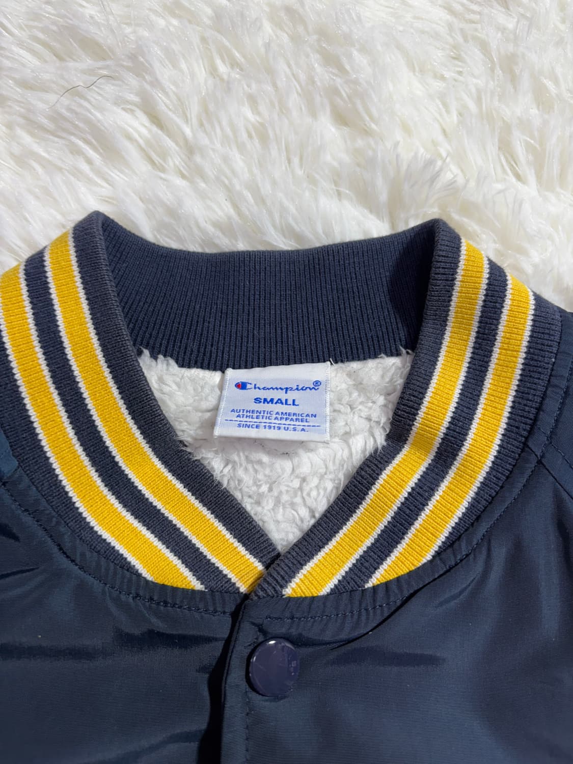 챔피온 JAPAN 네이비 양털안감 스타디움 자켓  상품이미지6