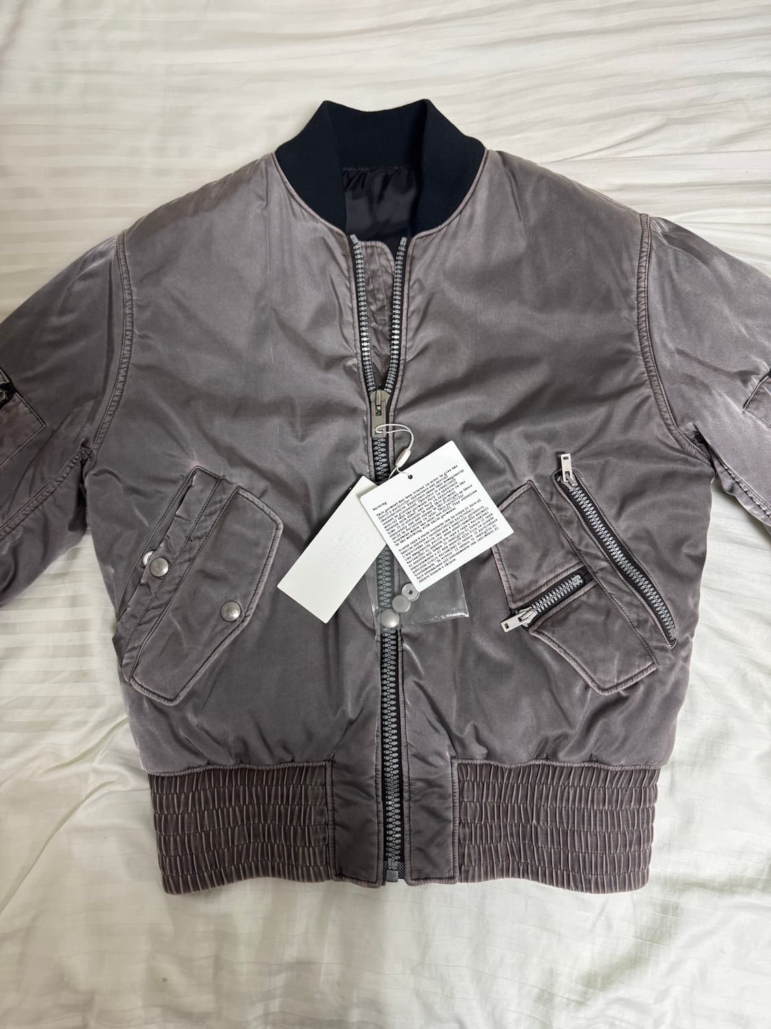 [새상품]메종 마르지엘라 16fw 스티치 봄버 자켓 상품이미지1