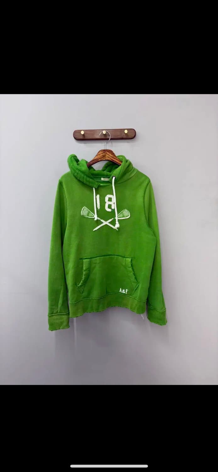 아베크롬비 스펠아웃 그린 후드티 H927 상품이미지2