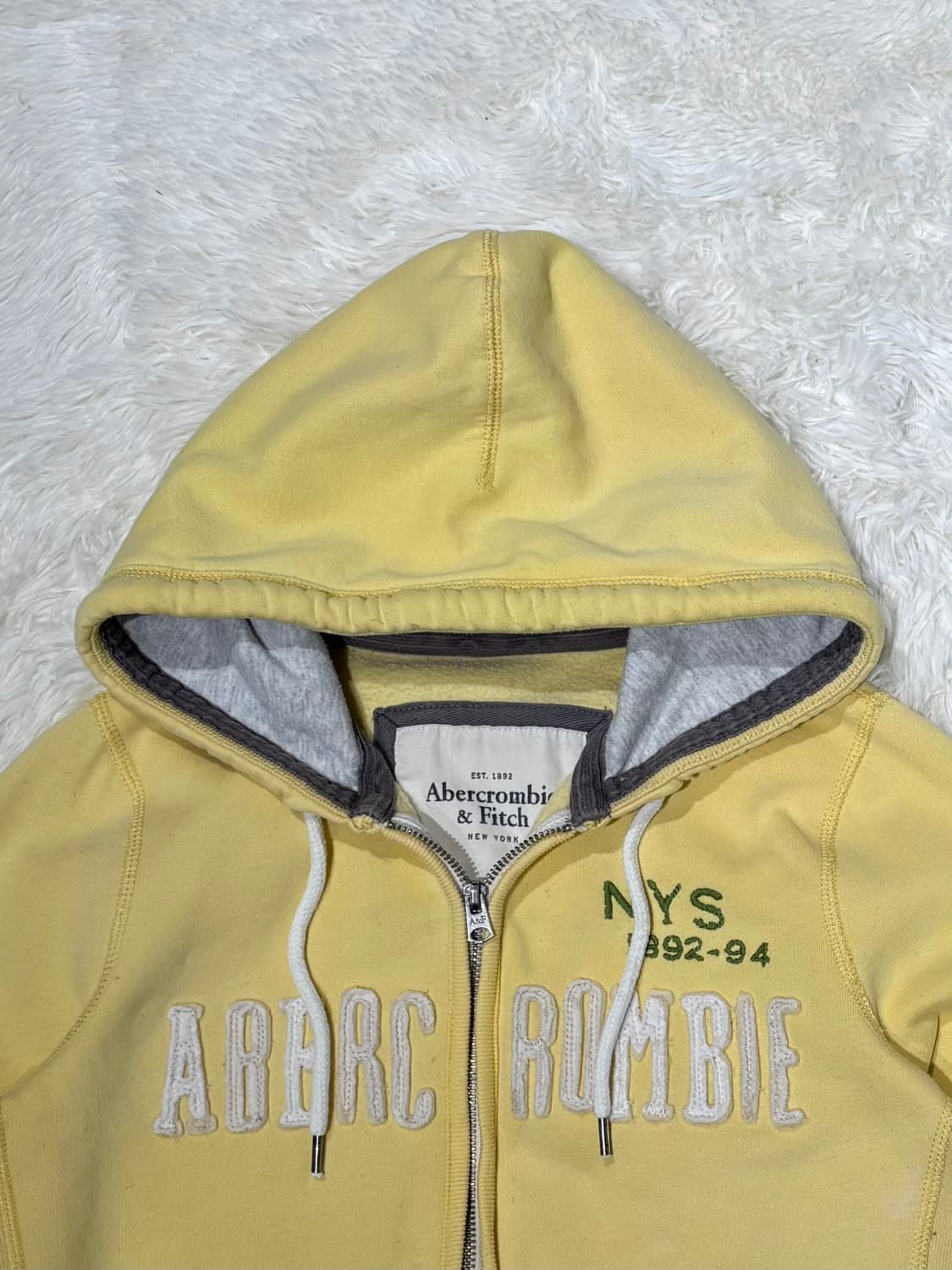 아베크롬비 레몬 투웨이 빅로고 후드집업 상품이미지7