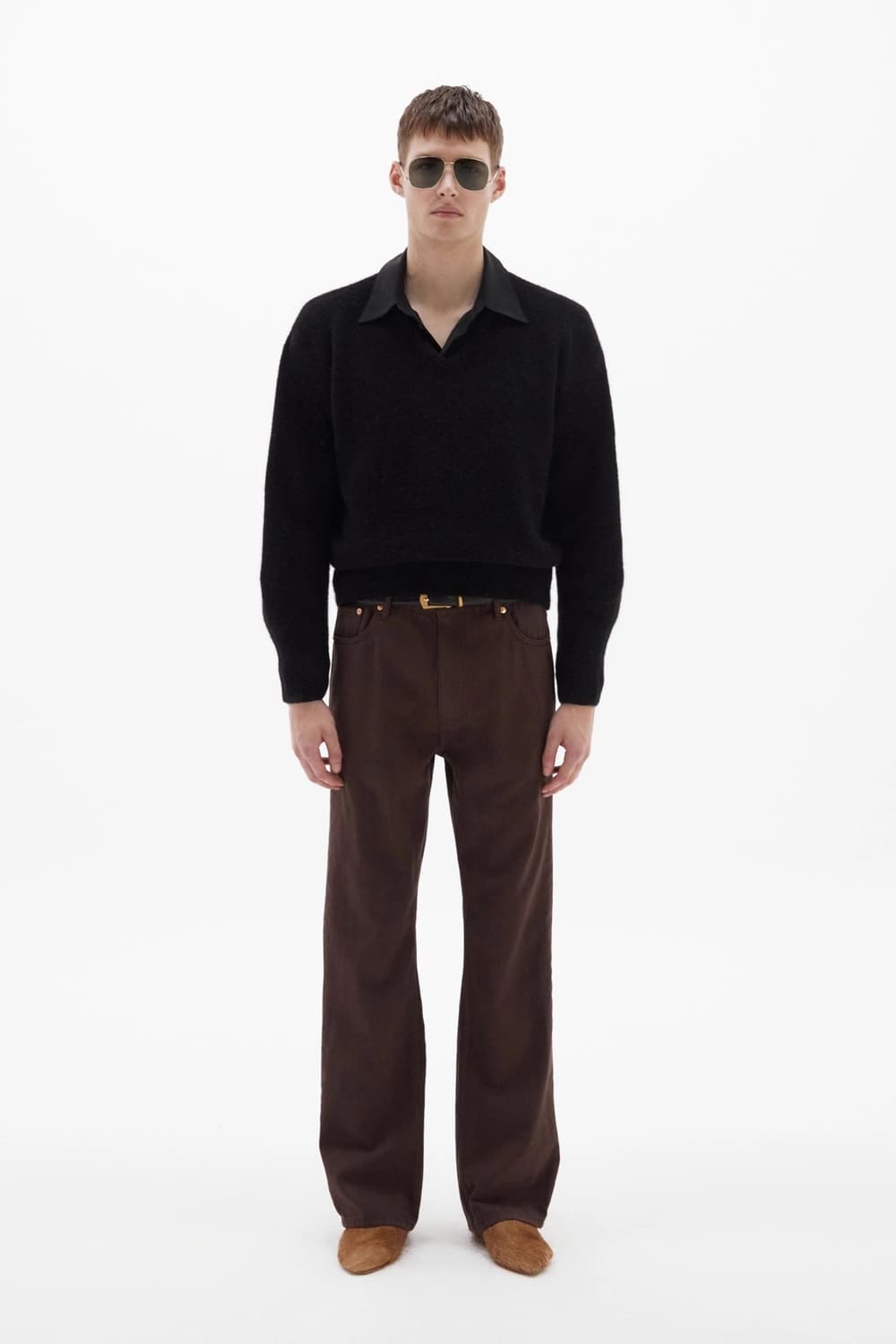 Taille UMBER DYE BOOTCUT DENIM PANTS 2 상품이미지1