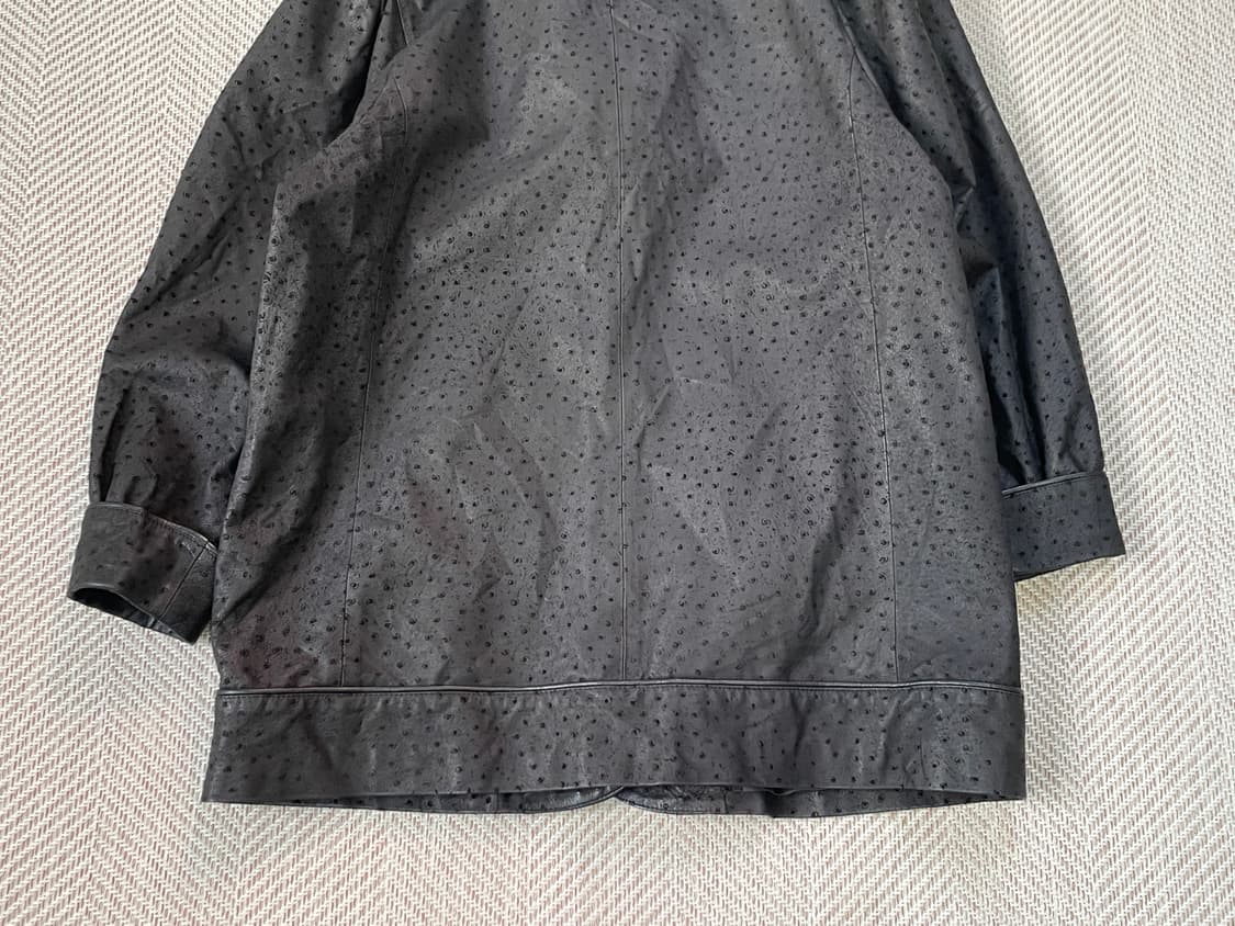 Georges 돈피 텍스처 위드 퍼카라 코트 J03352 상품이미지8