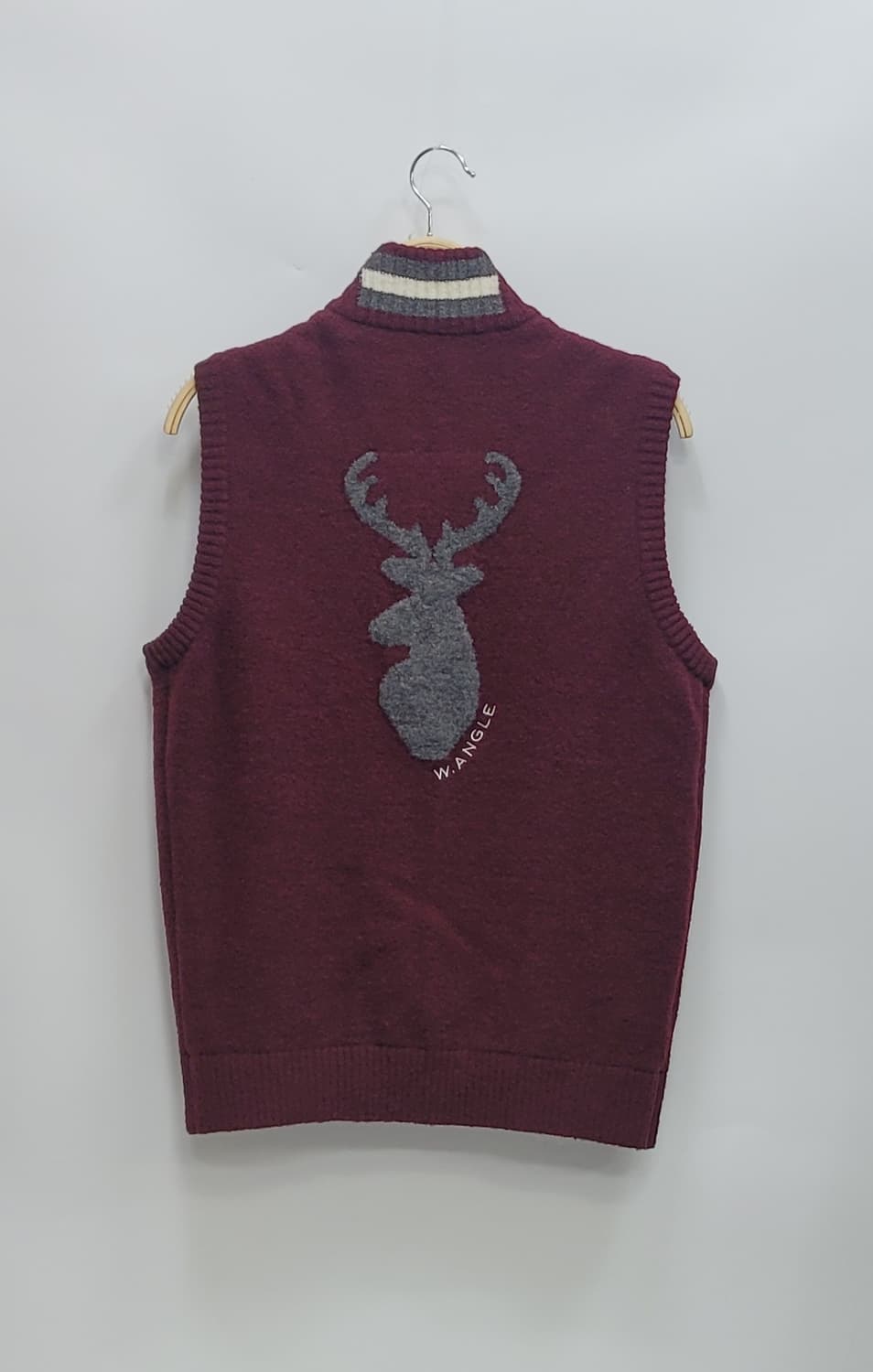 W.ANGLE 와이드앵글 방풍 니트 집업 베스트 / 남 95
 상품이미지2