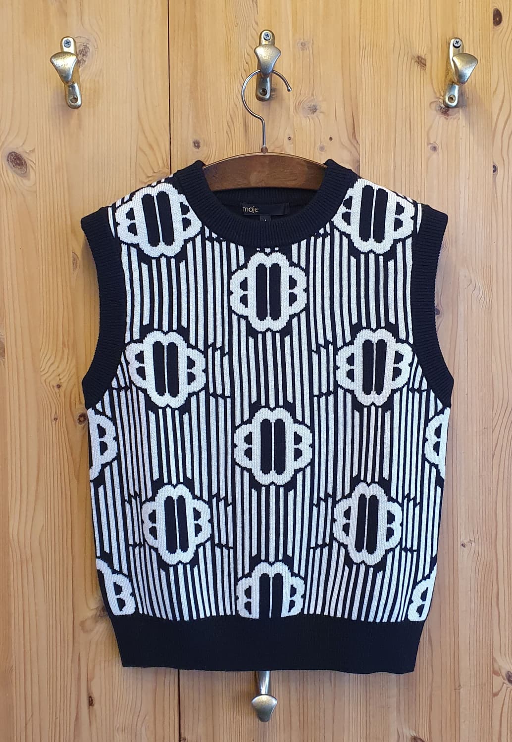 55.마쥬 니트 조끼 상품이미지1