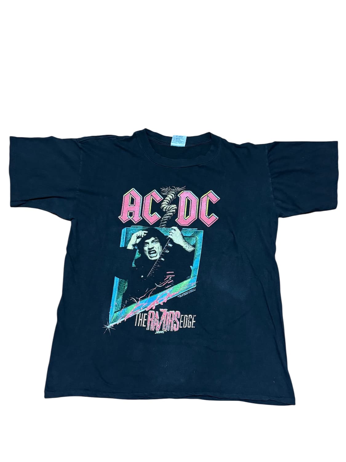 90s AC/DC 더 레이저스 엣지 빈티지 티 상품이미지1