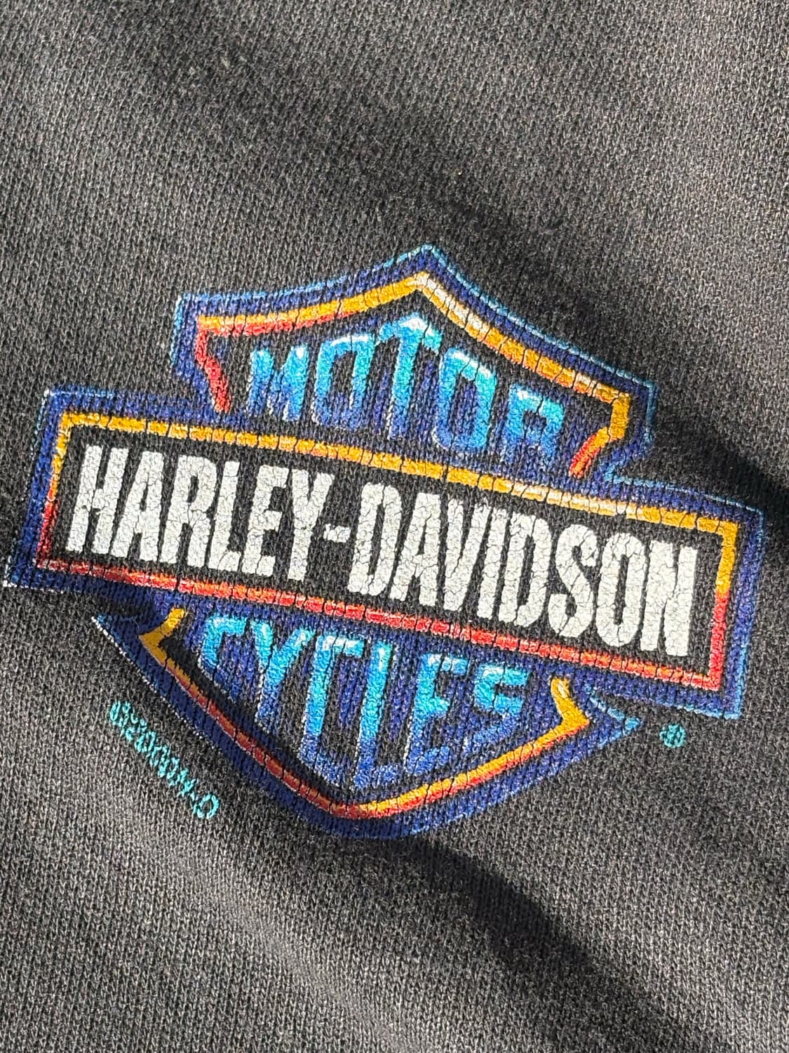 00s 할리데이비슨 플레임 후드집업 B203 상품이미지3