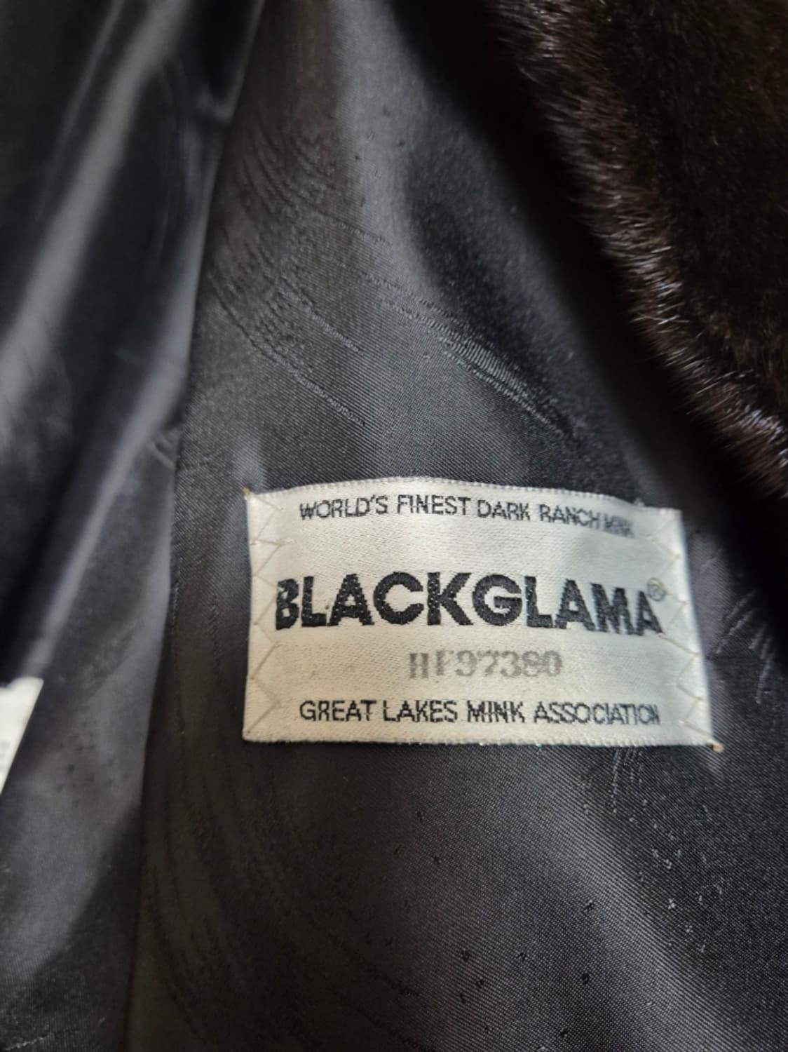 진도 블랙그라마 밍크코트  55~66 jindo Blackglama 상품이미지5