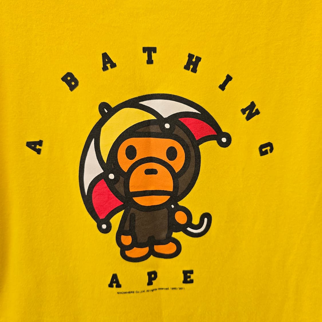 A BATHING APE 베이프 베이비 마일로 여성 반팔 티셔츠 상품이미지3