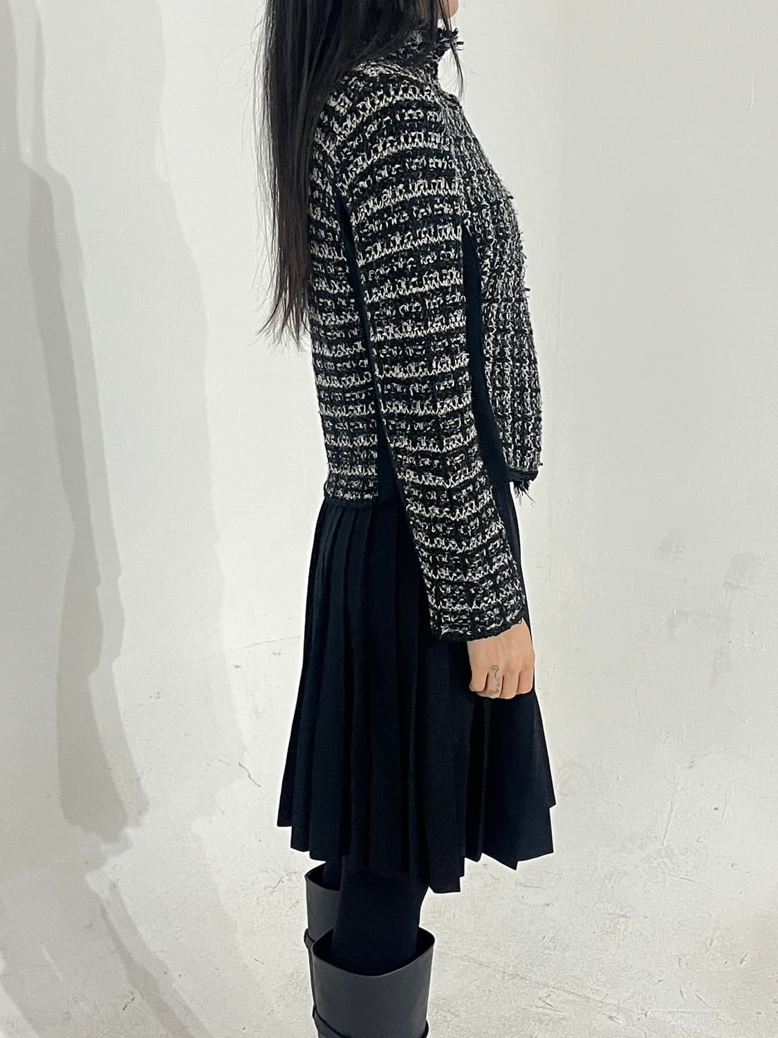 Hiroko bis tweed asymetric jk 상품이미지3