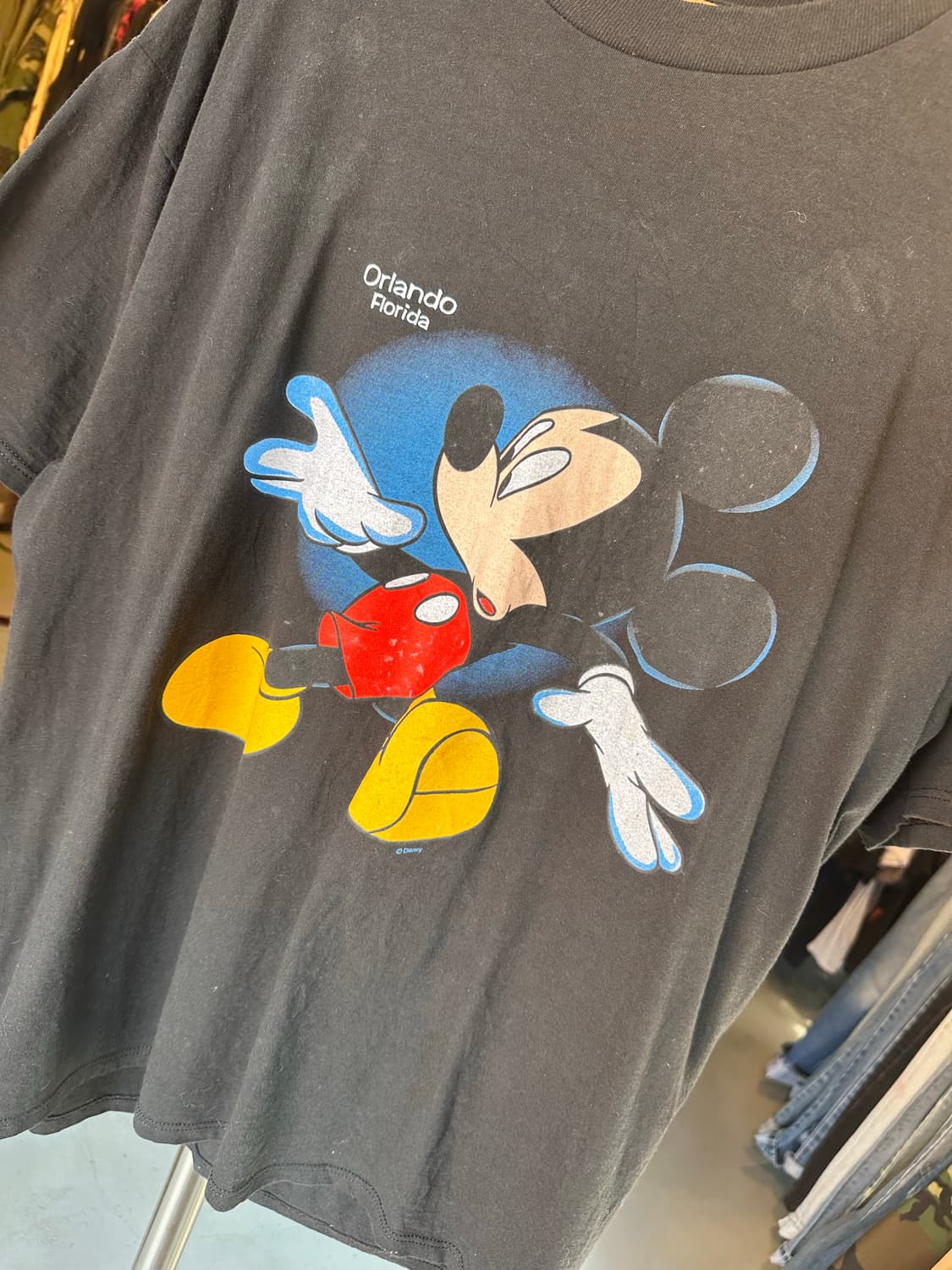 디즈니 미키마우스 프린팅 티셔츠 상품이미지4