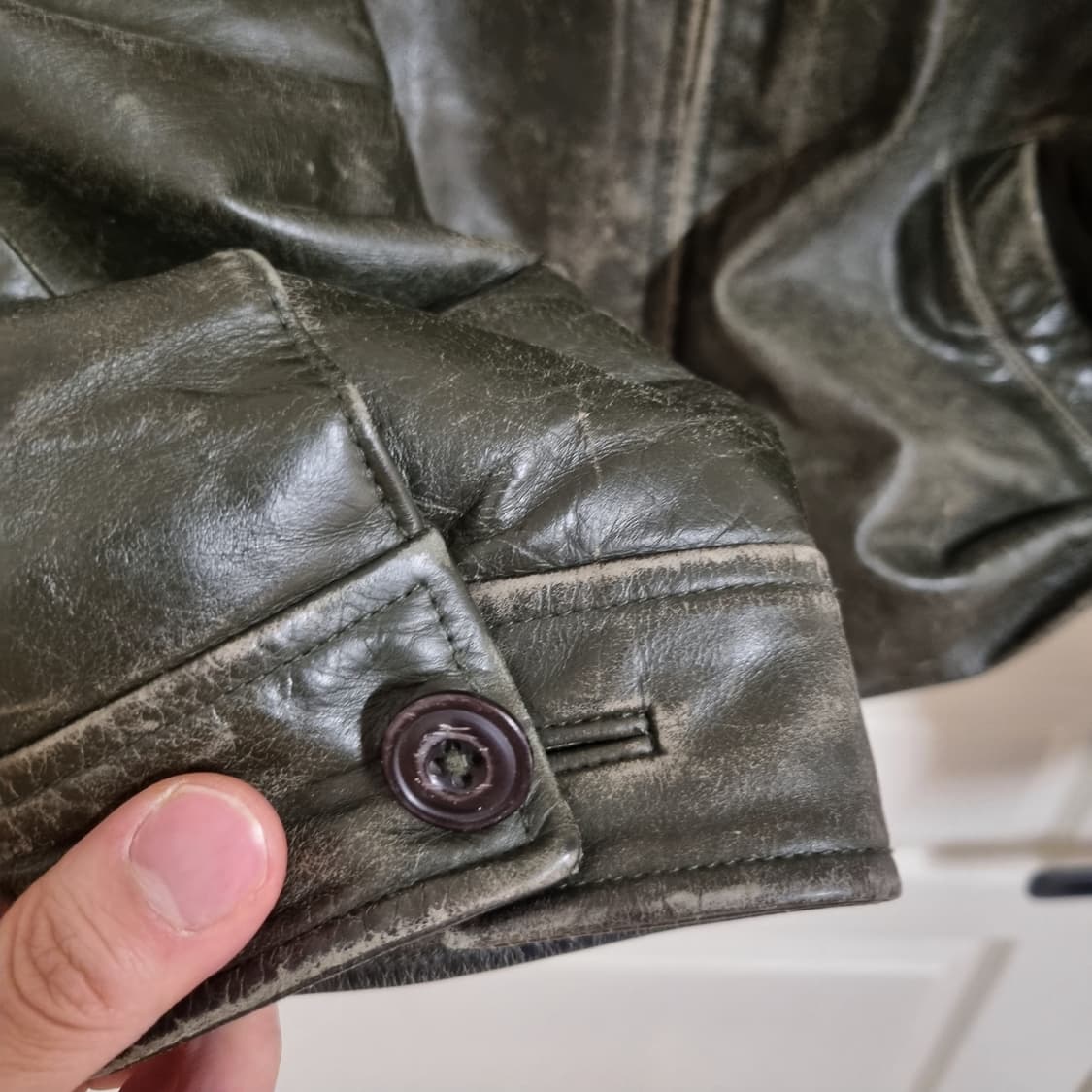 올드갭 레더자켓 브라운 M 상품이미지5