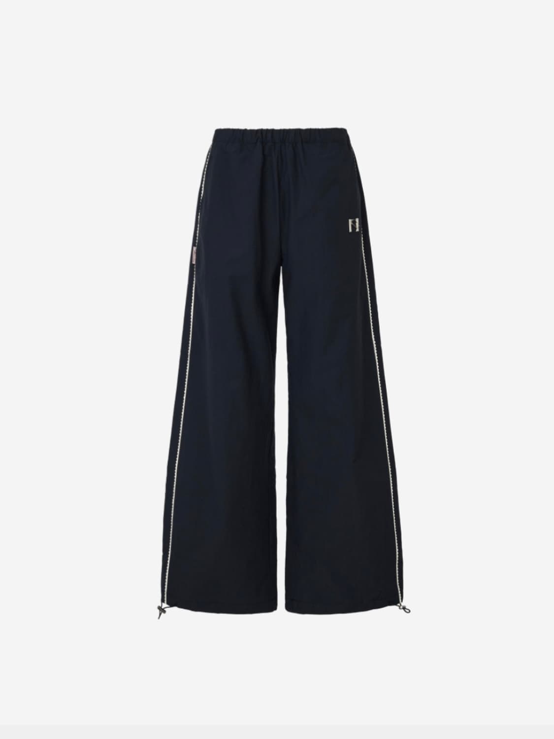 뉴얼린 엠블럼 나일론 와이드 팬츠 Newalrin emblem nylon 상품이미지2