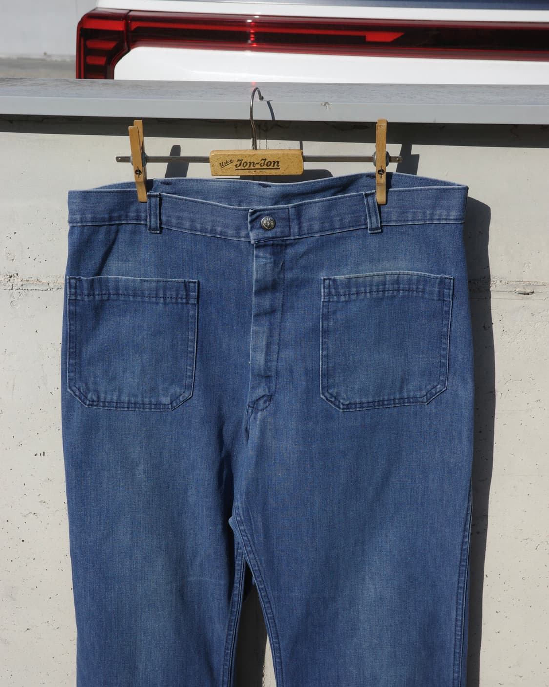 80s U.S.N Navdungaree 벨보텀 데님 플레어 팬츠 상품이미지2