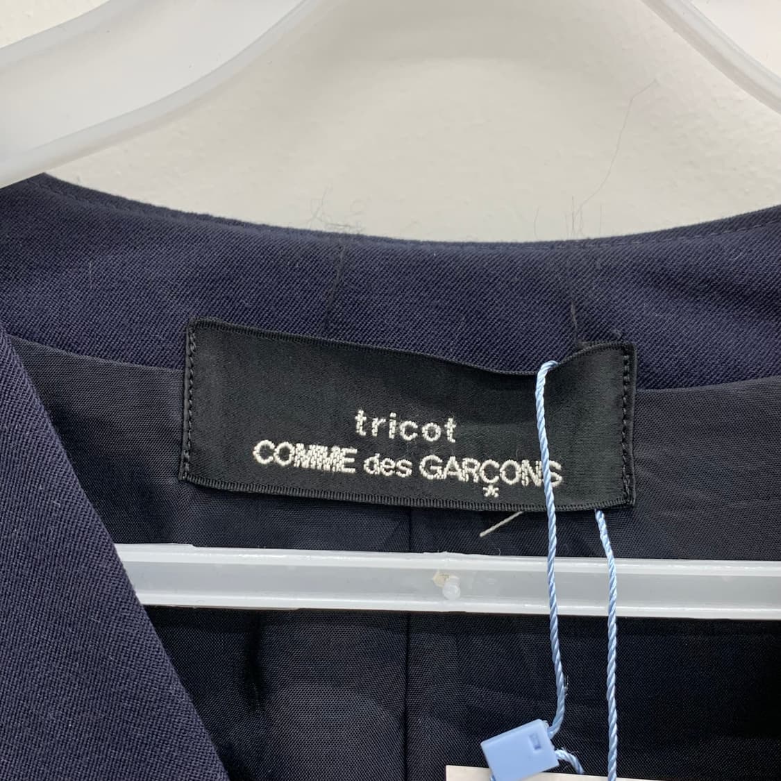 80's 꼼데가르송 트리콧 네이비 셋업  상품이미지3