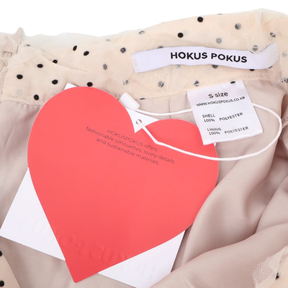 Hokuspokus 도트 레이스 스커트 상품이미지7