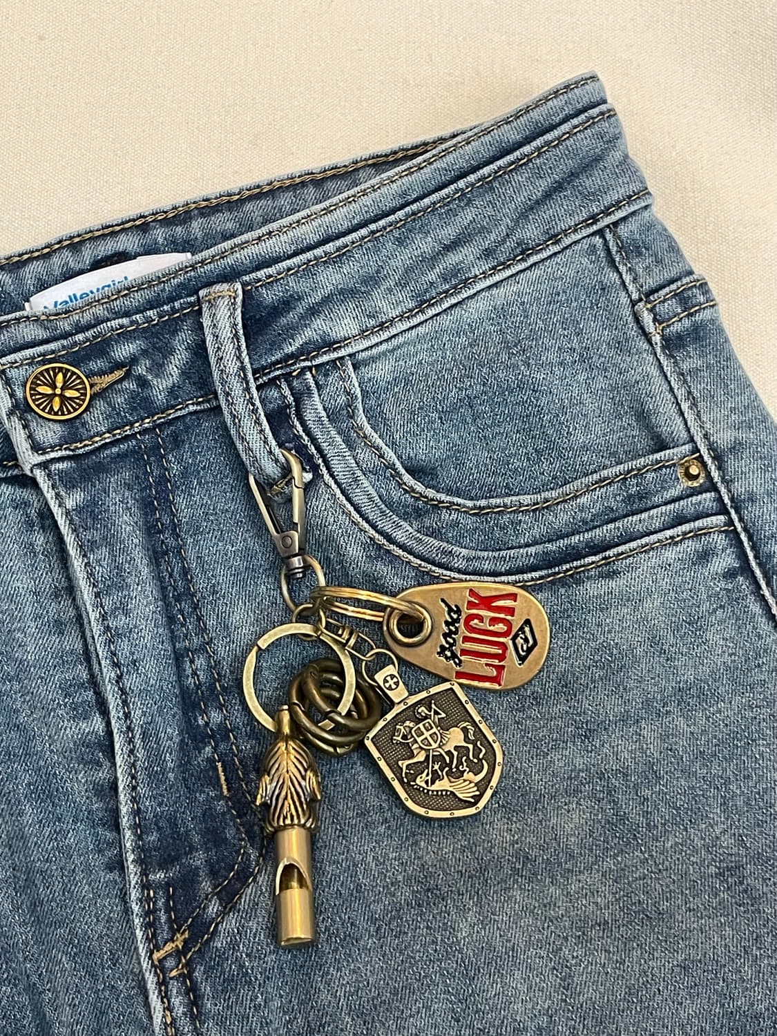 Good Luck Vintage Charm Keyring  상품이미지5