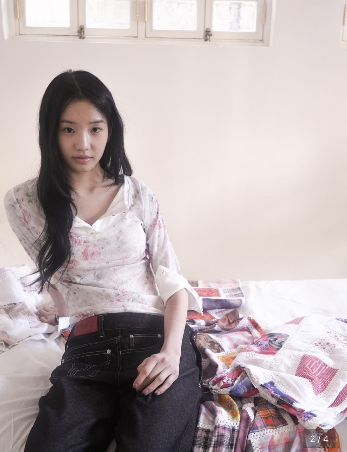 layered top rose 상품이미지2