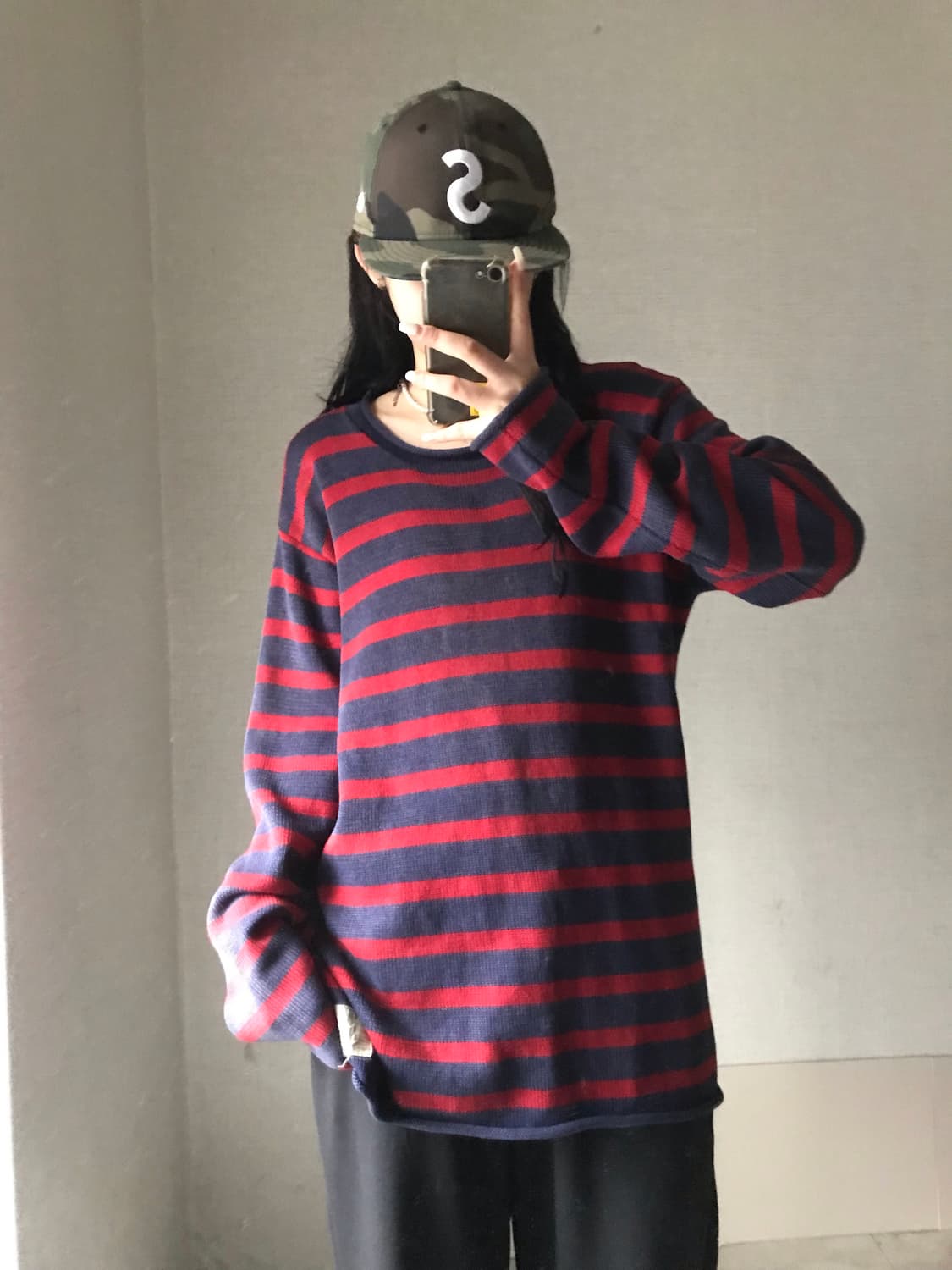 폴로 진스 스트라이프 루즈핏 니트 상품이미지4