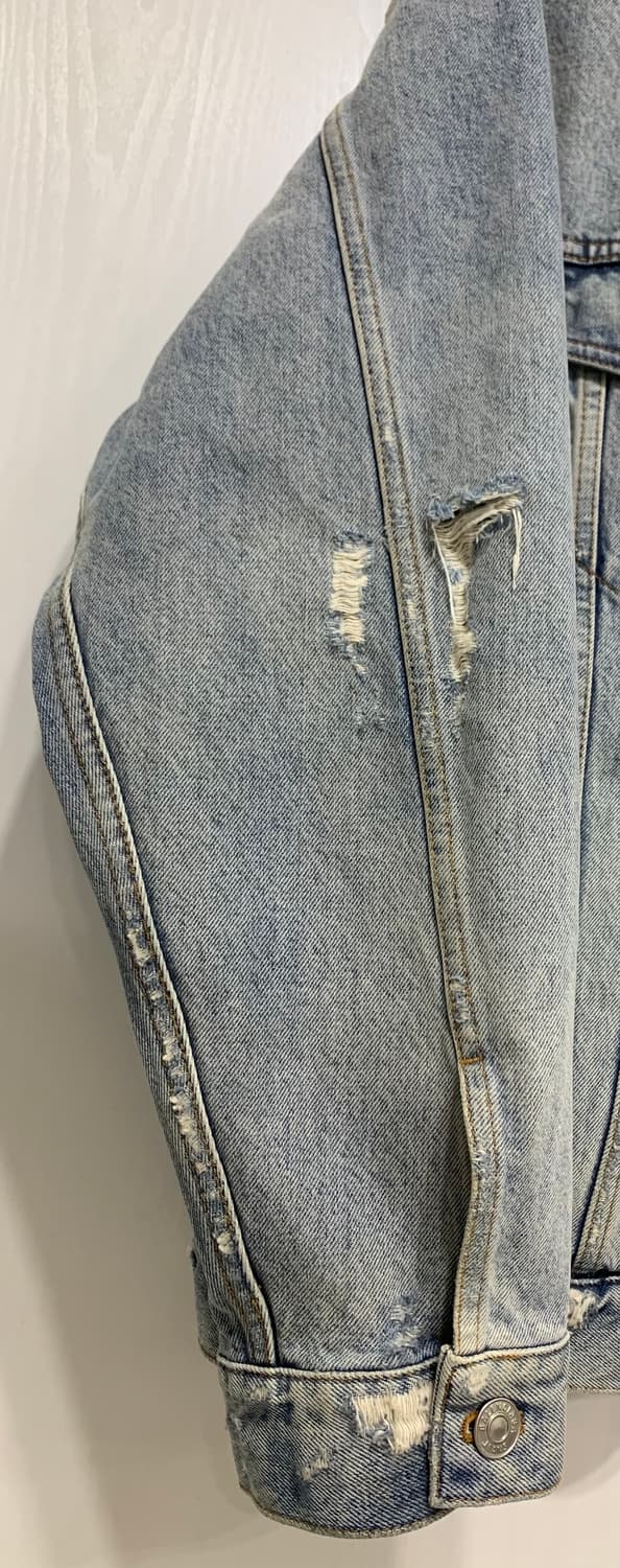 [S]발렌시아가 바코드 데님 자켓 청자켓 상품이미지5