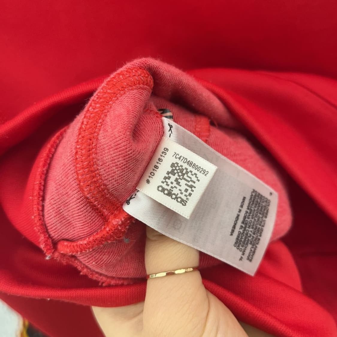 아디다스 Y2K 키치 프린팅로고 져지 집업 L C08288 상품이미지7