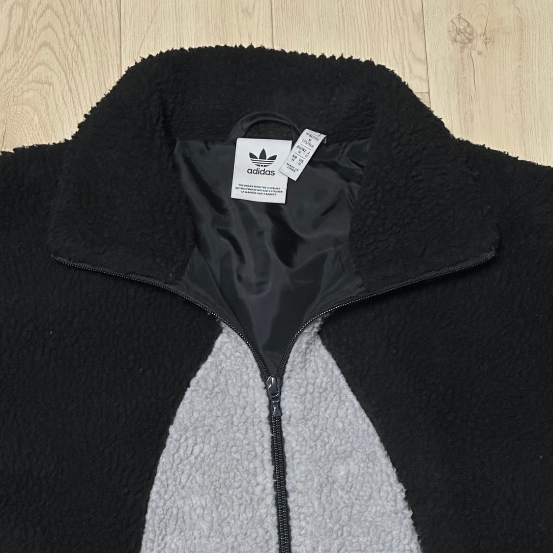 아디다스 파이어버드 블랙 쉐르파 집업 상품이미지3