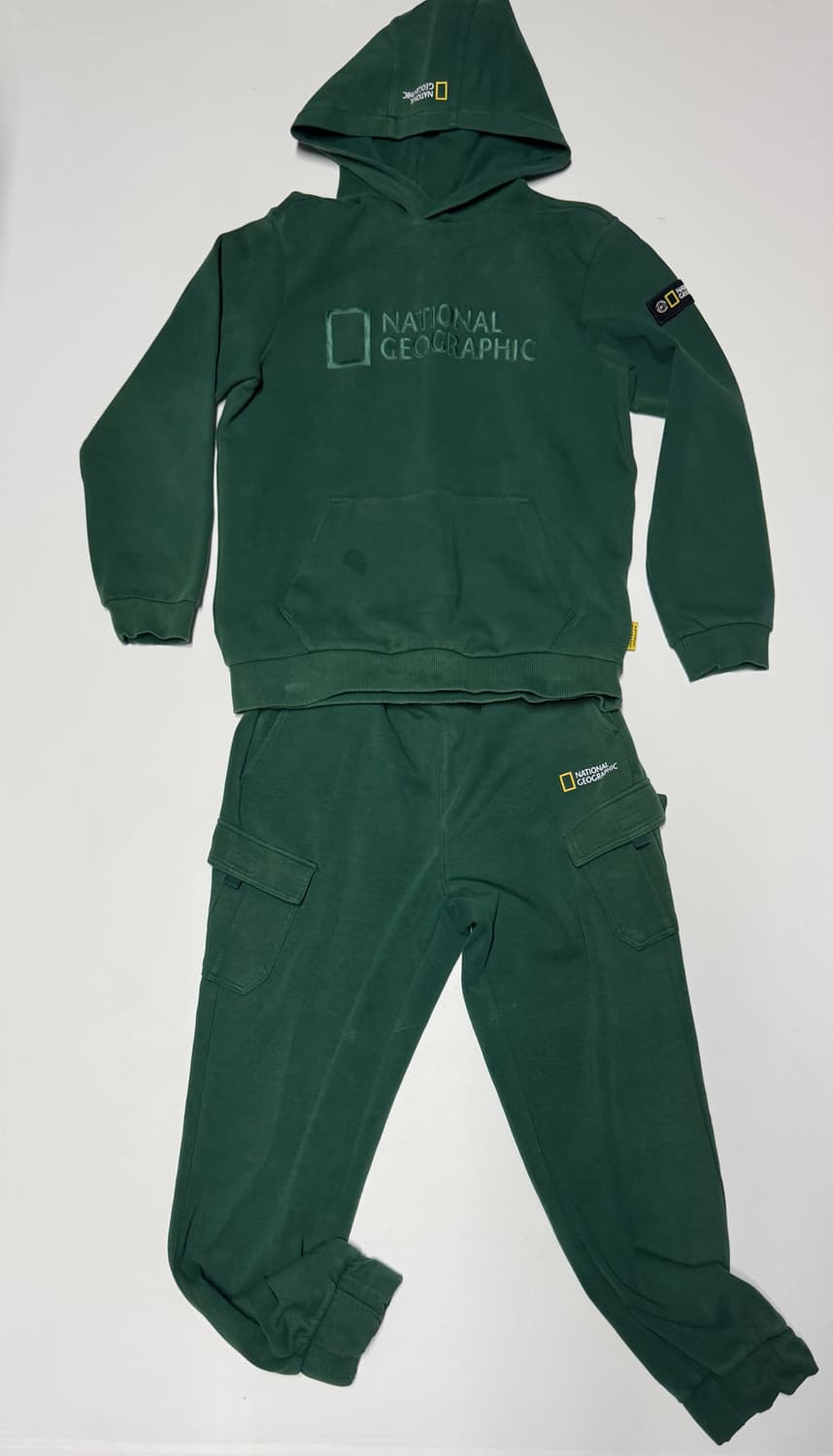 내셔널지오그래픽 키즈 트레이닝 세트 150 후드티 + 조거팬츠 상품이미지1