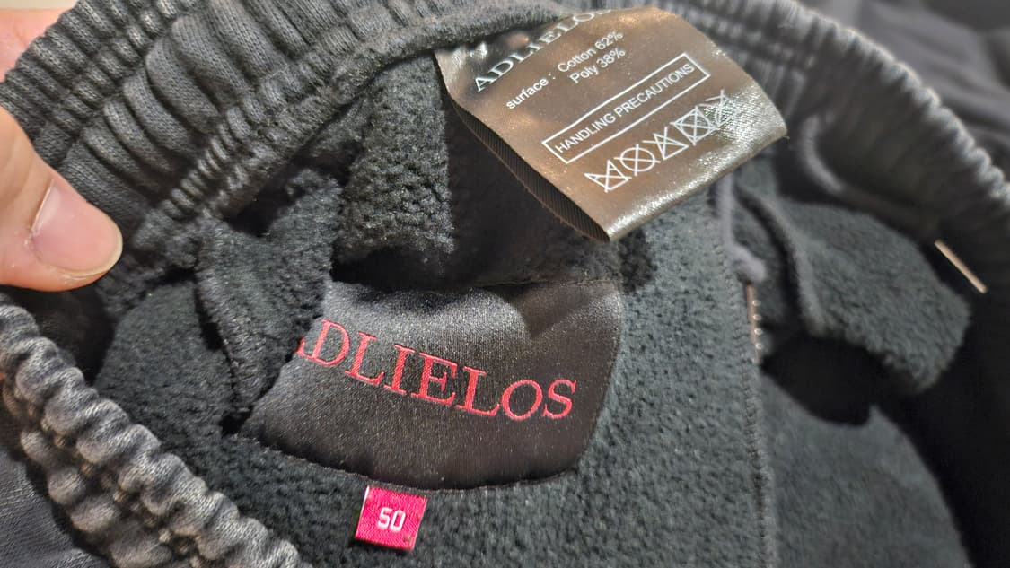 깡스타일리스트 kkst 에드리엘로스 스웻 후드 조거 셋업 상품이미지7