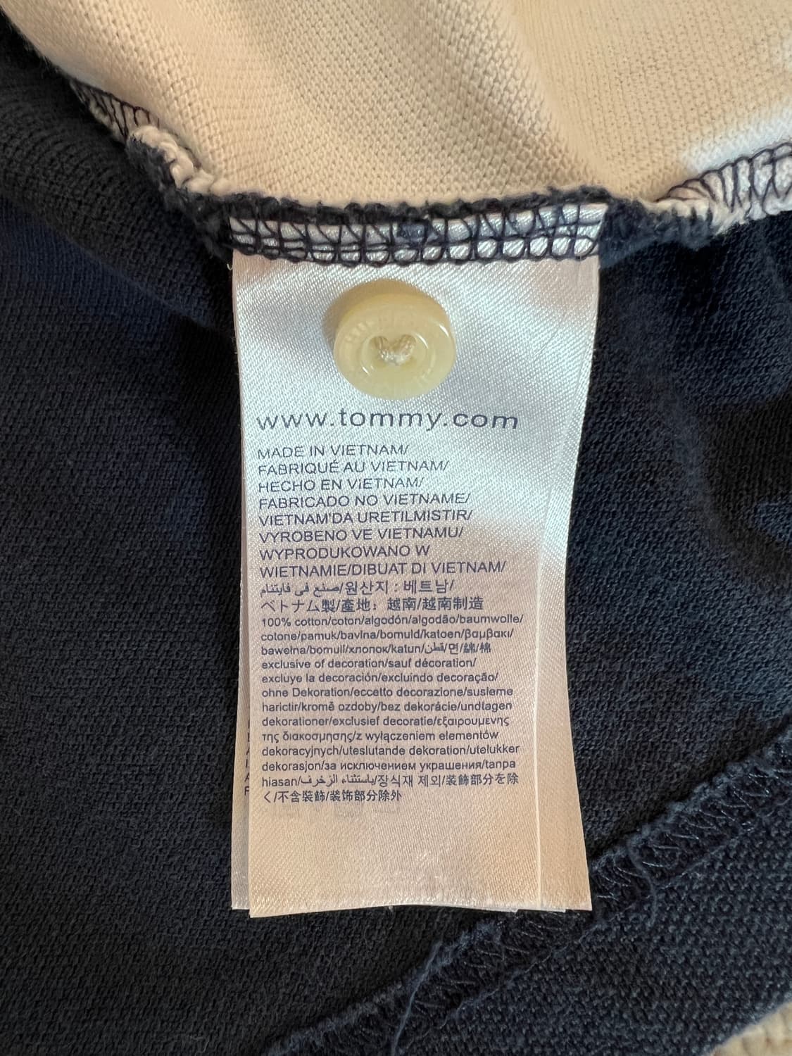 무료배송 - 타미 힐피거 PK 카라 반팔티셔츠(화이트/네이비/레드) L 상품이미지4