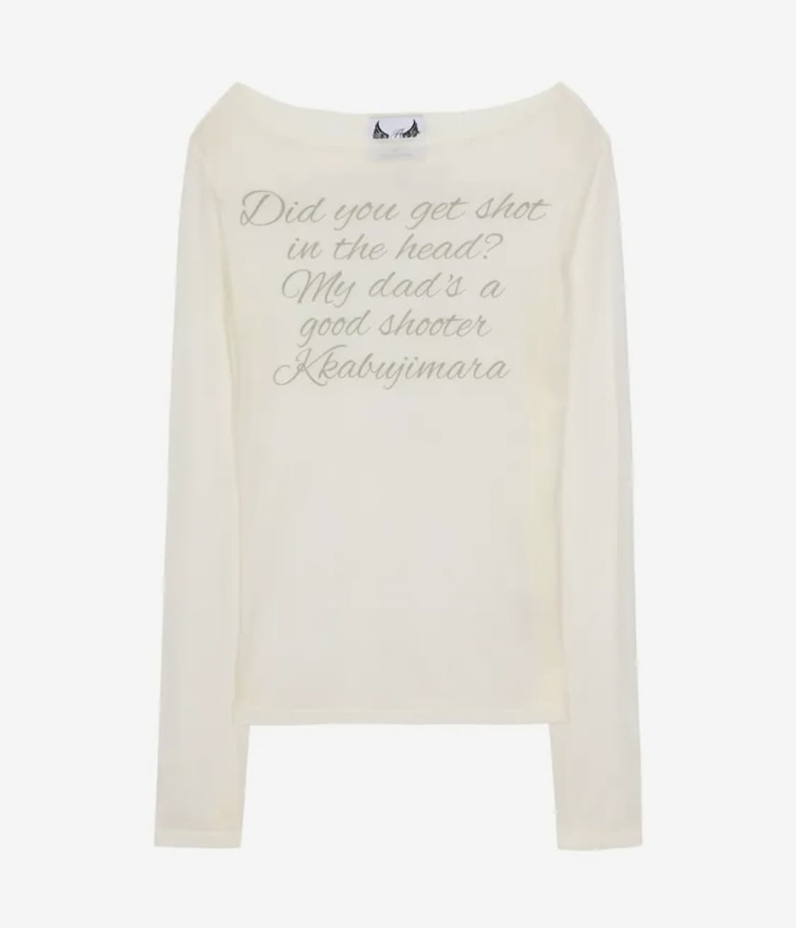 새상품) 스키즘인듀싱 레터링 롱 슬리브 상품이미지1