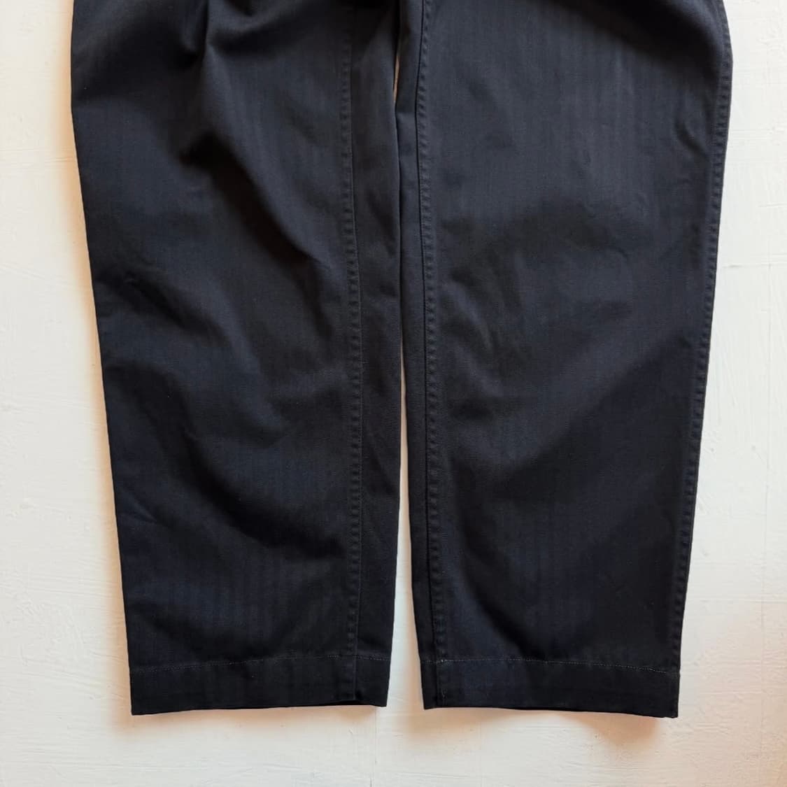 니들스 와이드 스트레이트 블랙 트라우저 상품이미지5